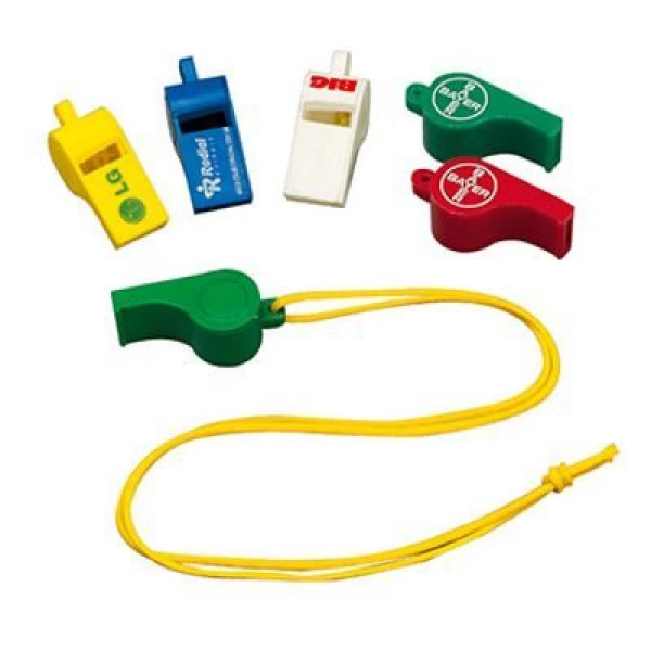 Apito juiz de plástico personalizado